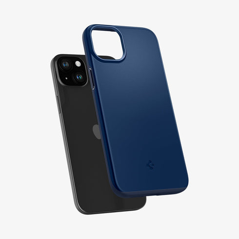 ACS06544 - iPhone 15 Pro Max Case Thin Fit in black showing the back
